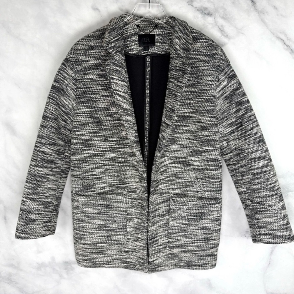 Banana Republic Black and White Knit Cardigan Cotton Small